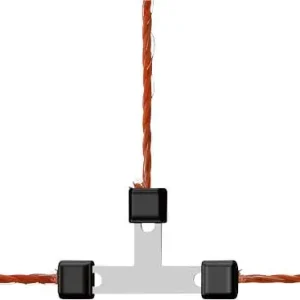 Sichere Zahlung T-Verbinder - bis 3 mm Litze - verzinkt (5 Stk)