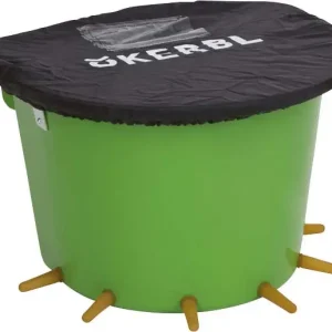 Lammeimer grün mit 6 Saugern - 12 l Top-Preis