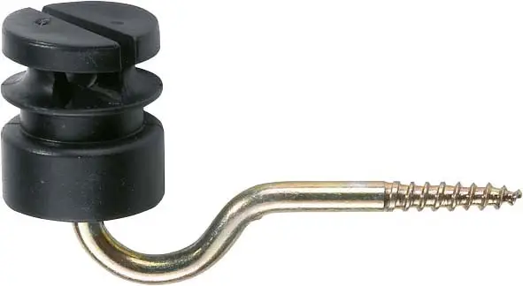 Schlitzisolator schwarz robust (25 Stk) Markenware