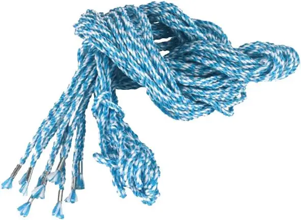 Begrenztes Angebot Strick weiß/blau 250 cm (10 Stk)