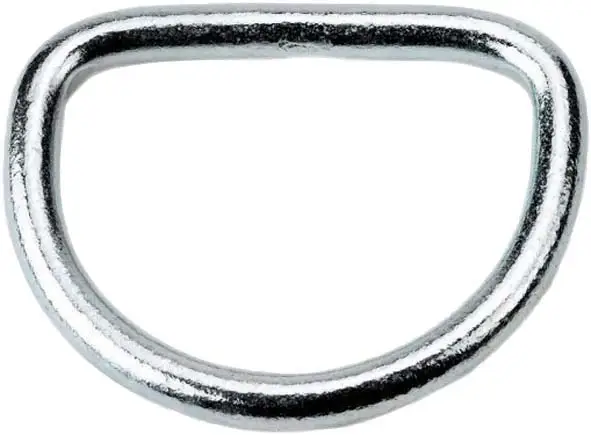 Sonderangebot D-Ring 40 mm für Halsriemen grün/weiß