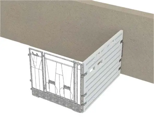 Markenprodukt Modulare Kälberbox Erweiterung wandständig