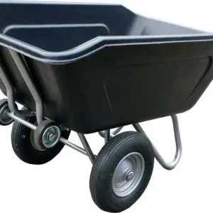 Preisreduziert Muldenkarre Giga 360 l, 2 PU-Räder