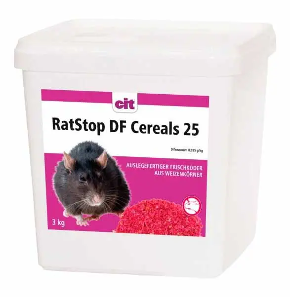 RatStop DF Cereal 25 (3 kg) Solange Der Vorrat Reicht