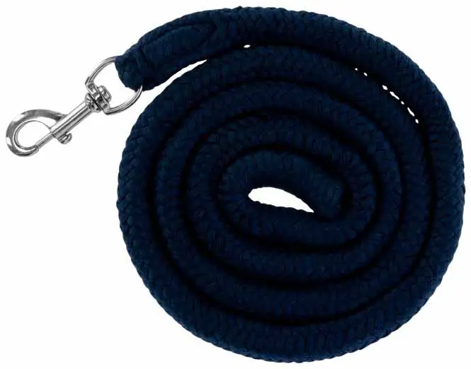 Jetzt Kaufen Führstrick Baumwolle 2 m blau mit Karabiner