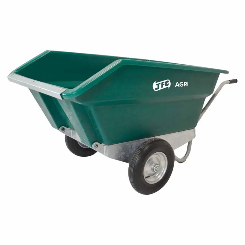 Preis Gesenkt Kippbare Schubkarre Professional 400 l grün