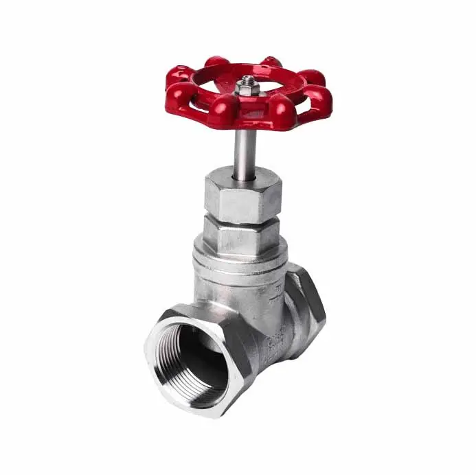 Edelstahl Muffenventil gerade 3/4" IG/IG Neuheit